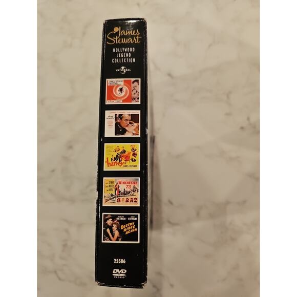 James Stewart Hollywood Legend Collection DVD 2004 5 Disc Set Harvey Vertigo EUC - Picture 3 of 7